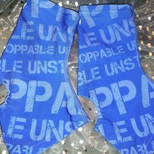 🏈Spats / Cleat Covers Says "Unstoppable"